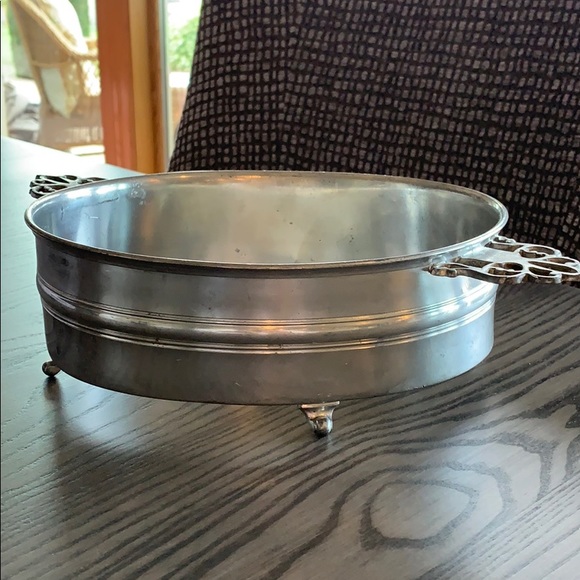 Vintage Pewter Casserole Holder - Picture 5 of 5